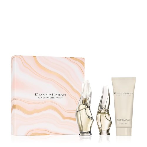 Donna Karan Cashmere Mist Eau de Parfum Gift Set - 3.4 Fl. Oz. Spray, 0.25 Fl. Oz. Mini & 3.4 Fl. Oz. Lotion