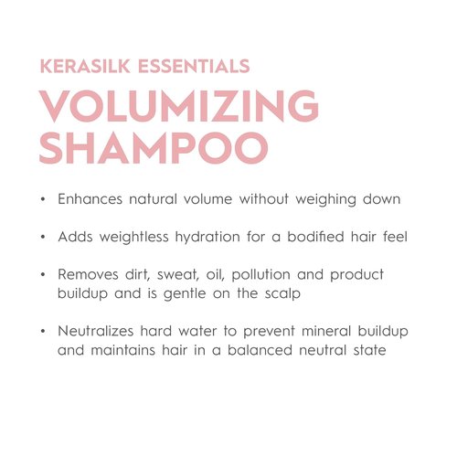 KERASILK Volumizing Shampoo - Boost Volume & Shine for All Hair Types | 8.5 Fl Oz