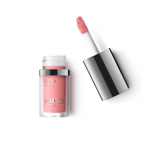 KIKO Milano So Chic Trio Blush 03 - Versatile 3-In-1 Blush for Face, Eyes & Lips