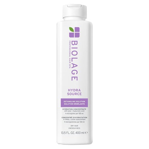 BIOLAGE Hydra Source Detangling Solution - Paraben-Free Formula for Dry Hair, Reduces Frizz & Flyaways