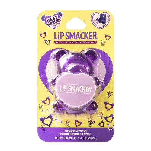 Lip Smacker Lip Balm - Sugar Bear Grapeful-4-U Flavor for Soft, Moisturized Lips