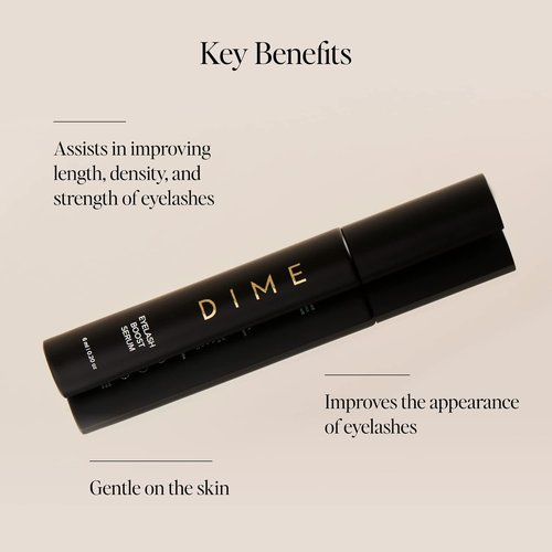 DIME Beauty Eyelash Boost Serum - Enhance Growth for Healthier, Longer, Thicker Lashes | 0.20 oz / 6 ml