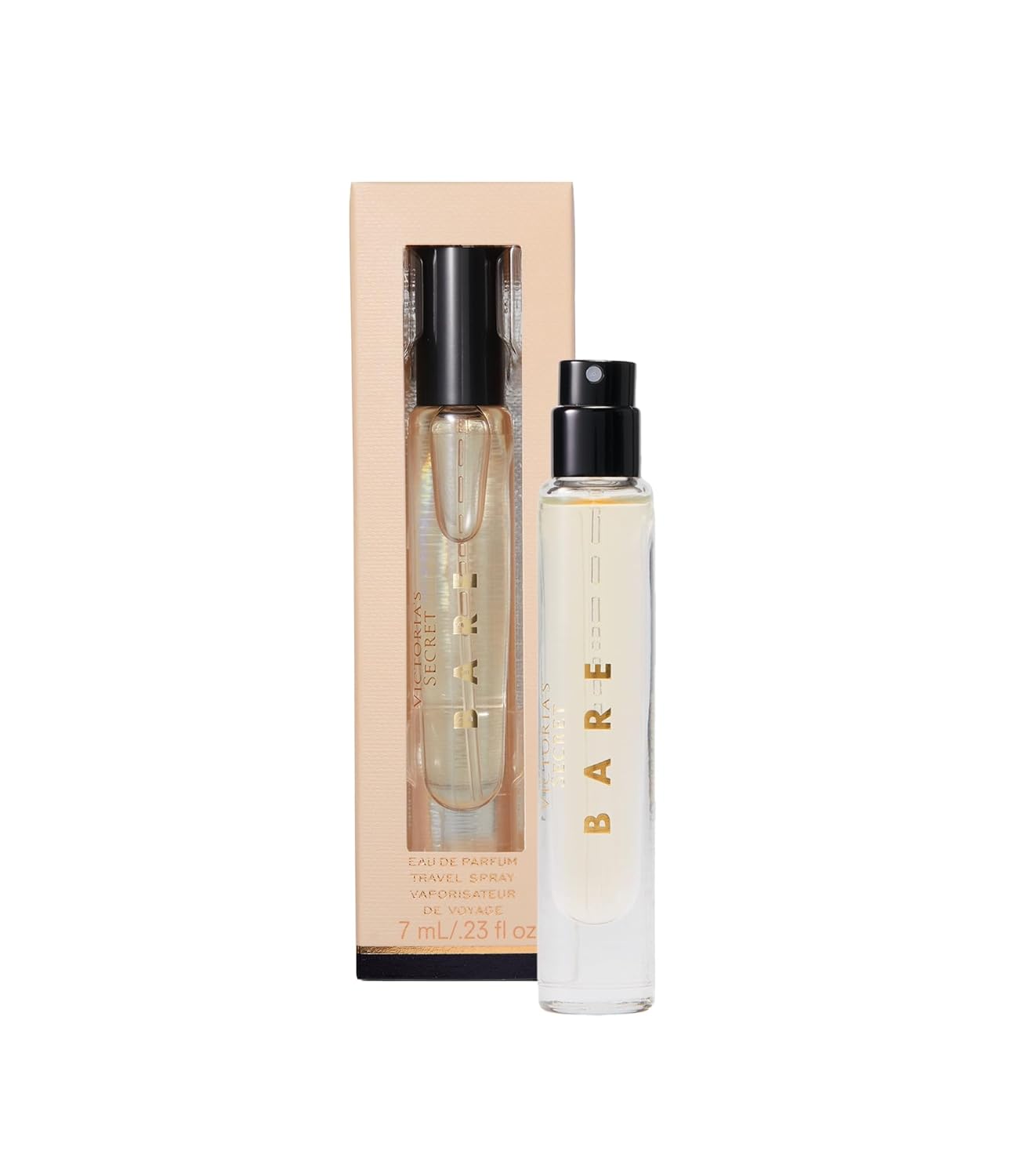 Victoria's Secret Bare Eau de Parfum Travel Spray - Mini Perfume for Women | Notes of Sandalwood & Mandarin (0.23 oz)