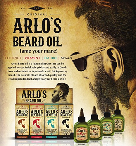Arlo's Beard Oil - Nourishing Formula with Vitamin E | 2.5 Ounce Size for Healthy Beards