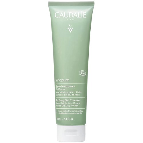 Caudalie Vinopure Salicylic Acid Cleanser - Pore Purifying Gel Formula | 150 mL