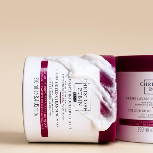 Christophe Robin Color Shield Cleansing Mask - Nourishing Camu Camu Berries for Color-Treated Hair | 8.4 fl. oz