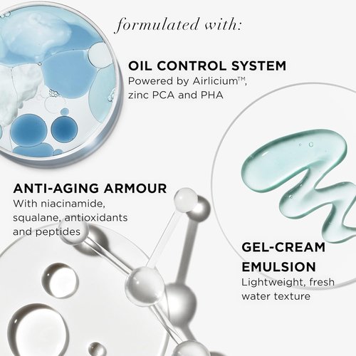 IT Cosmetics Confidence in a Gel Cream - Oil Control Hydrating Moisturizer with Niacinamide & Vitamin E - 2.0 oz