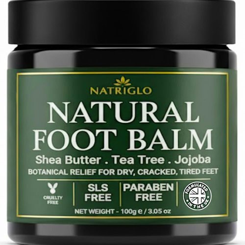 Regine Switzerland Organic Tea Tree Foot Balm - Intensive Callus Remover & Moisturizer for Dry, Cracked Feet