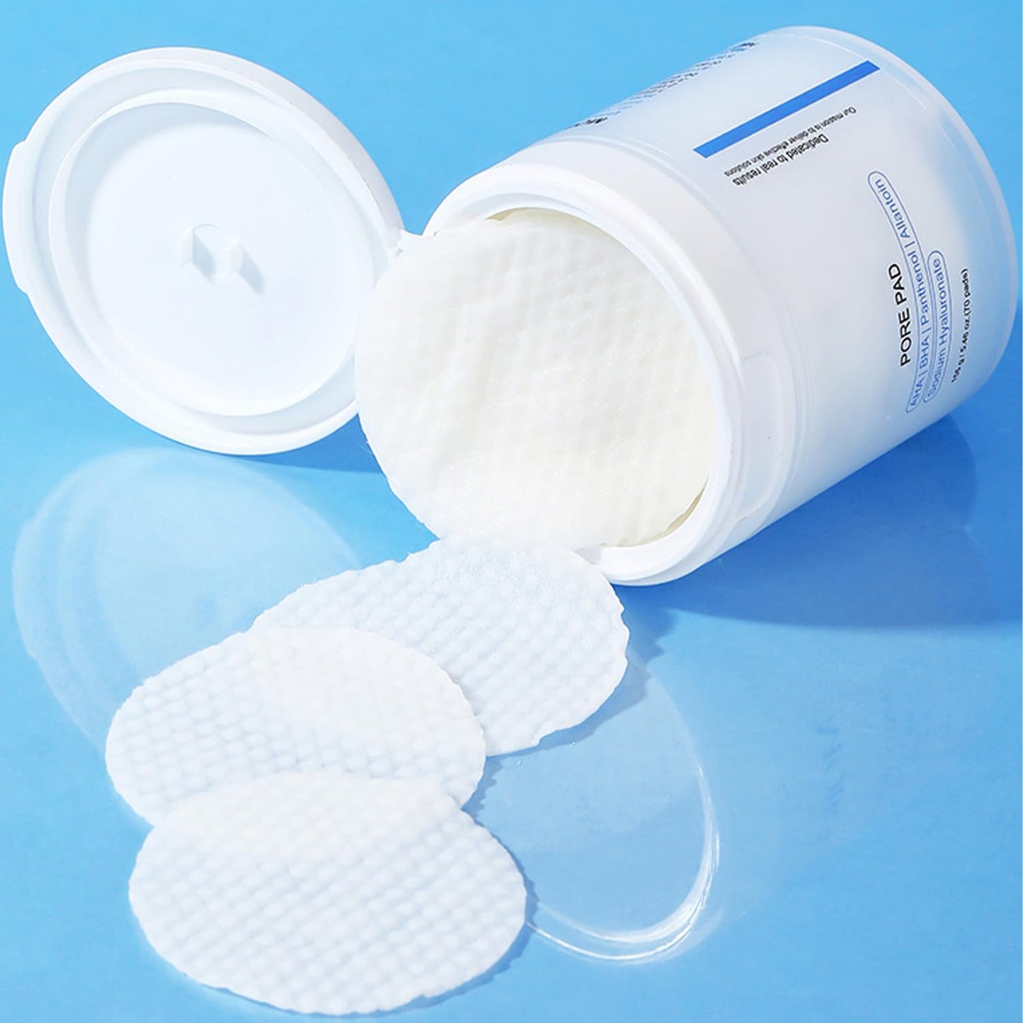 Skiennix Pore Texture Pads - Deep Cleansing & Pore Refining | 70 Count AHA & BHA Peeling Pads for Oily Skin