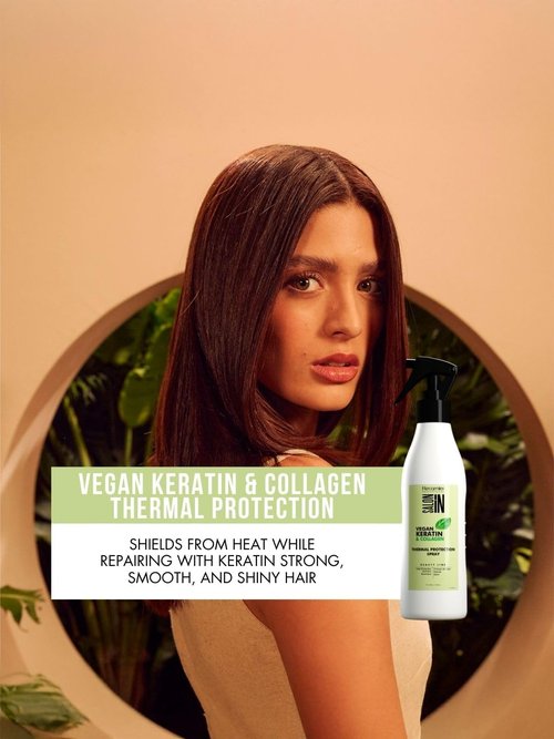 Recamier Vegan Keratin Thermal Protector - Heat Protectant Hair Spray with Collagen | 10.1 fl oz / 300 ml