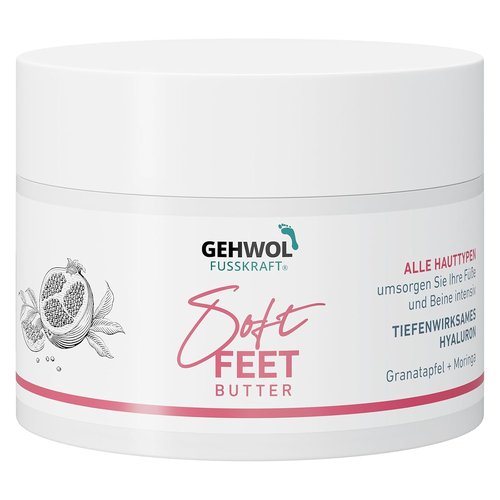 GEHWOL Soft Feet Butter - Nourishing Pomegranate & Moringa Formula | 3.5 oz (100 ml)