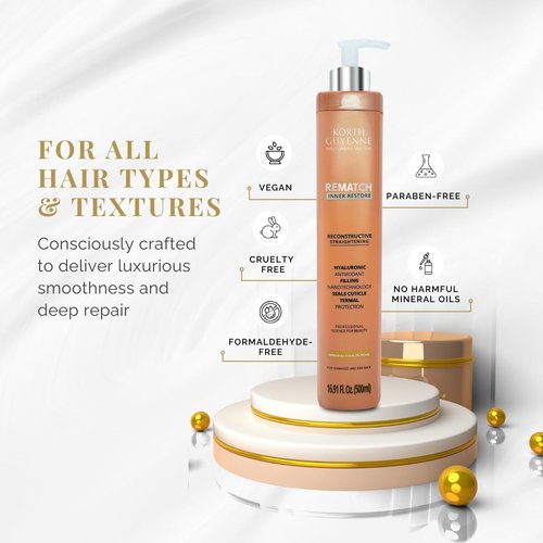 Korth Guyenne Professional Hair Alignment - Hyaluronic Acid & Nano-Protective Oil Restore
