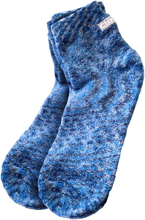 Cloudz - Dreamy Blue Aloe Vera Spa Socks - 2 Pairs of Soft Plush Comfort | Assorted Patterns