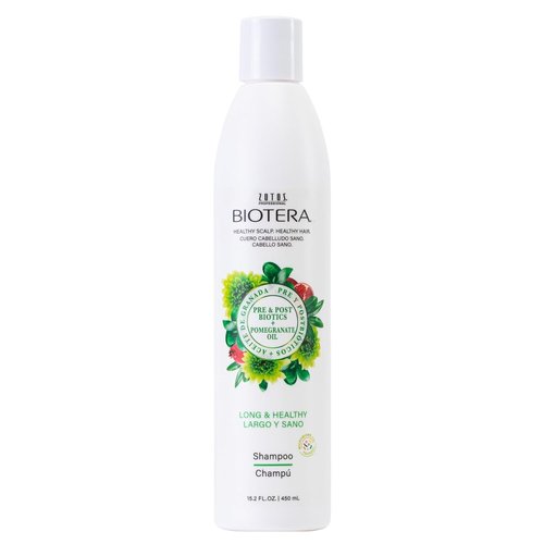 Biotera Long & Healthy Strengthening Shampoo - Strengthens Long Hair | Microbiome Friendly & Vegan
