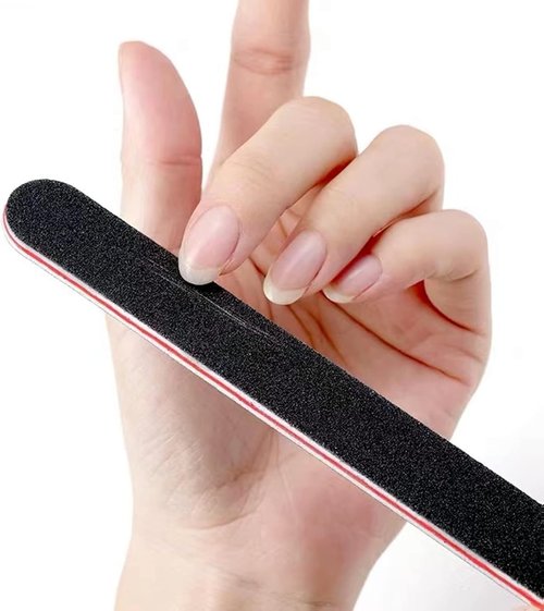 BTYMS Nail Files - 25 Count Double-Sided Emery Boards for Natural Nails | 180/240 Grit Buffing
