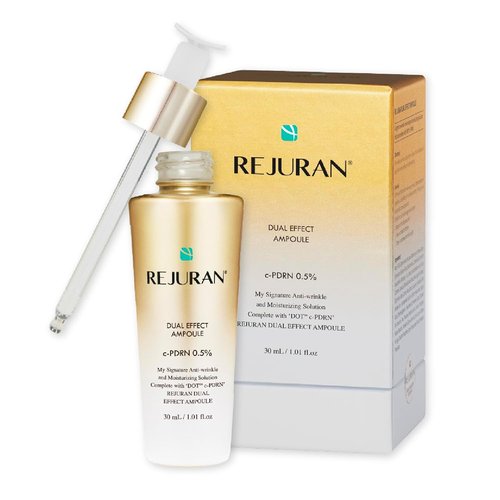 REJURAN® Dual Effect Ampoule - c-PDRN® Salmon DNA Face Serum for Deep Rejuvenation & Firming | 1.01 fl oz