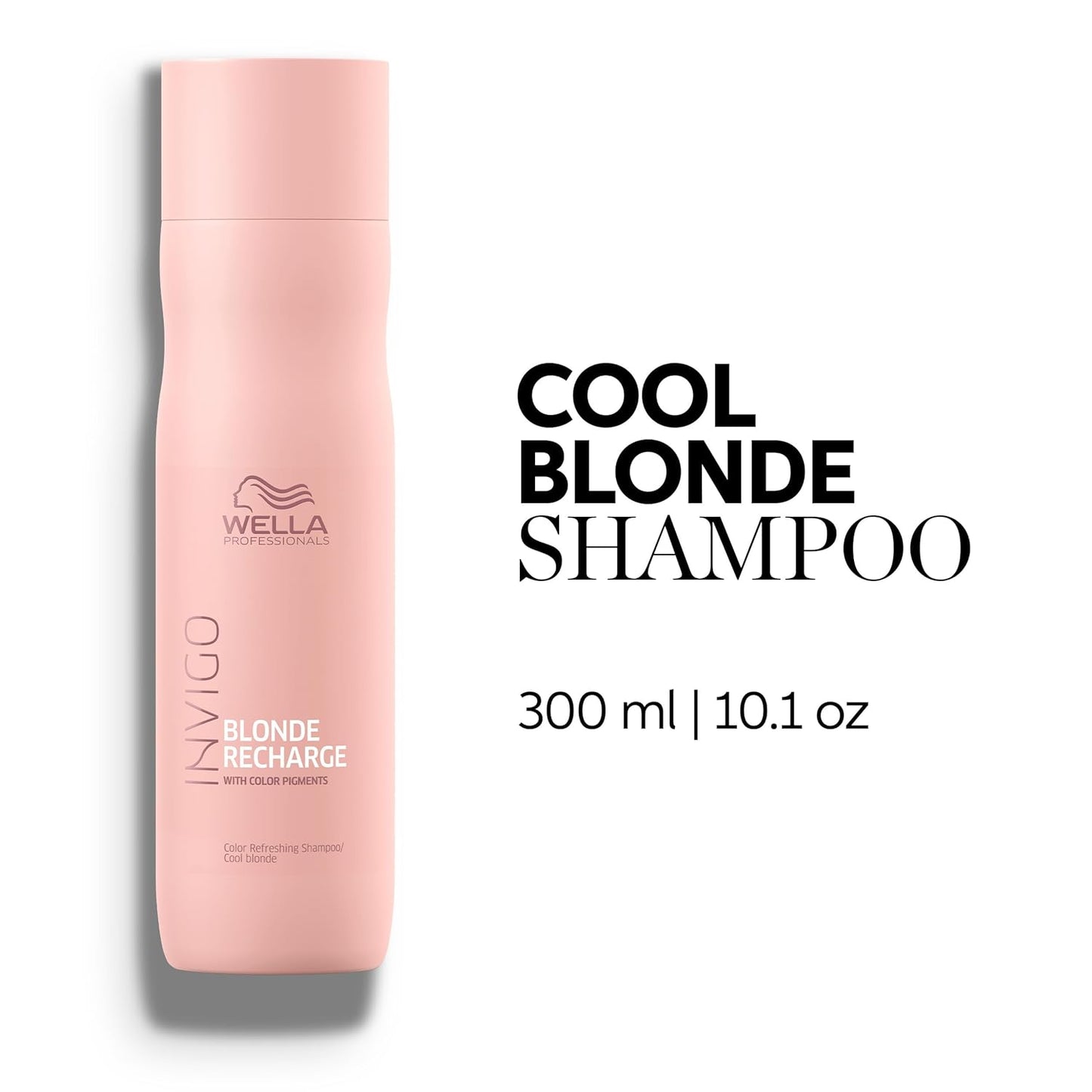 Wella Professionals INVIGO Blonde Recharge Cool Shampoo - Color Enhancing Formula for Radiant Blondes