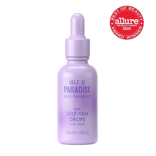 Isle of Paradise Self Tanning Drops - Natural Bronze Tan, Long-Lasting, Cruelty-Free, 1.01 fl. oz
