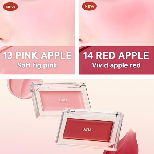 BBIA Downy Cheek Cream Blush - Creamy, Blendable & Buildable Formula | 8 Colors, 0.12oz (01 Downy Pink)