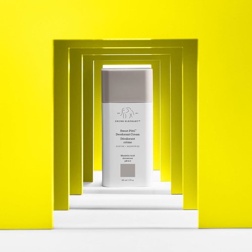 Drunk Elephant Sweet Pitti Deodorant Cream - 60 ml/2 fl oz - Baking Soda and Aluminum-Free - Clean Clinical Skincare - Cruelty-Free - Free of Essential Oils, Silicones, and Fragrance