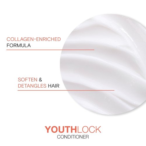 Joico YouthLock Conditioner - Collagen-Infused Formula for Youthful Body & Bounce | Softens & Detangles Hair