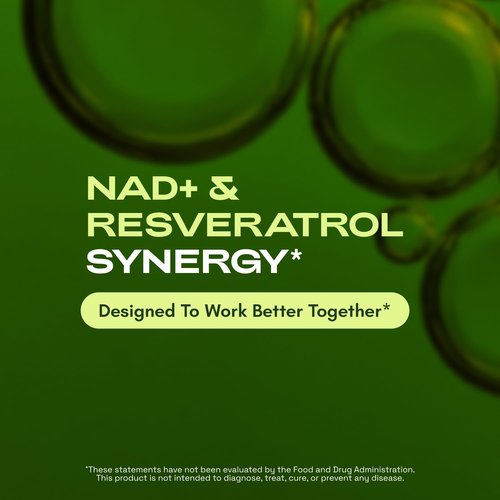 Cata-Kor Liposomal NAD Supplement with Resveratrol – NMN Supplement Alternative – Third-Party Tested – 30-Day Supply – Advanced NAD+ Resveratrol