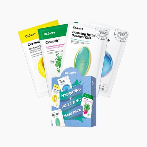 Dr.Jart+ Hydrating Face Mask Value Set - 4 Soothing Korean Skin Care Masks