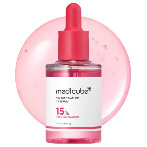 Medicube TXA+Niacinamide 15% Glow Facial Serum - All-in-One Korean Skincare for Uneven Skin Tone | 1.01 fl. oz.