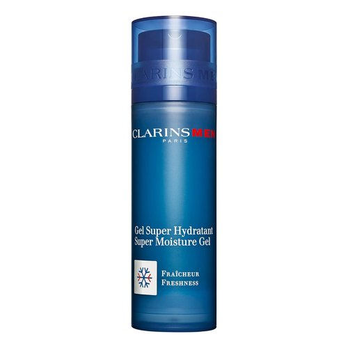CLARINS MEN Super Moisture Gel - Cooling Hydrating Gel for Men | Soothes, Mattifies & Energizes | 1.7 Ounces