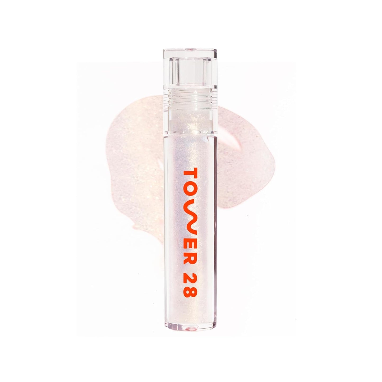 Tower 28 ShineOn Lip Gloss Jelly - Hydrating Shimmery Gloss for Sensitive Lips - Gold Shimmer (0.13 oz)