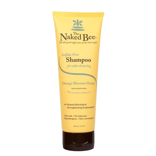 Naked Bee Deep Cleaning Shampoo - Orange Blossom Honey | Nourishing 8 Fl Oz Formula