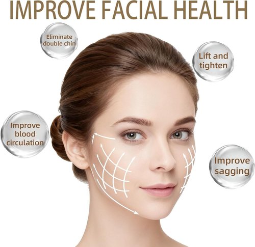 Lymphatic Contour Face Brush by New - Ergonomic Dry Brushing Massager for Sculpting Jawline & Chin (1pc)