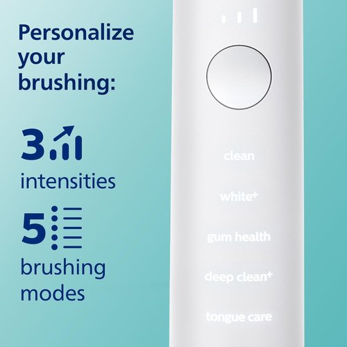 Philips Sonicare DiamondClean Smart 9500 Electric Toothbrush - Sonic Technology, App Connectivity, 5 Modes, White | Model HX9923/01