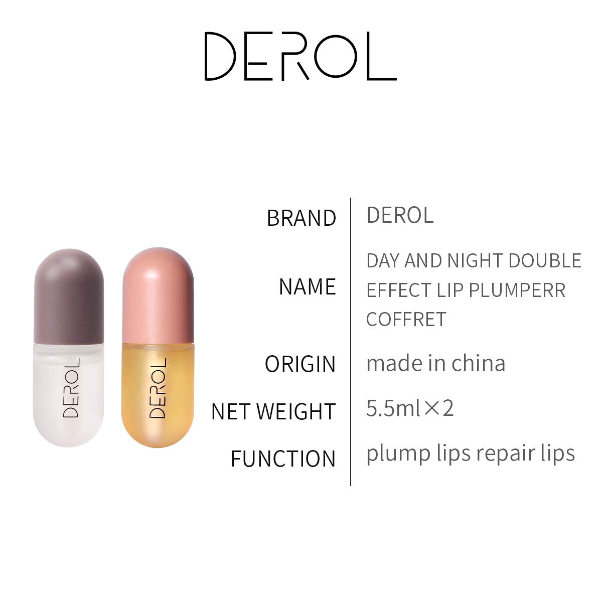 Skiennix Lip Plumper - Natural Lip Enhancer for Fuller, Moisturized Lips | 5.5ml Gloss