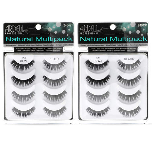 Ardell Natural Multipack Lashes #101 Black, 4 Pairs x 2 Pack