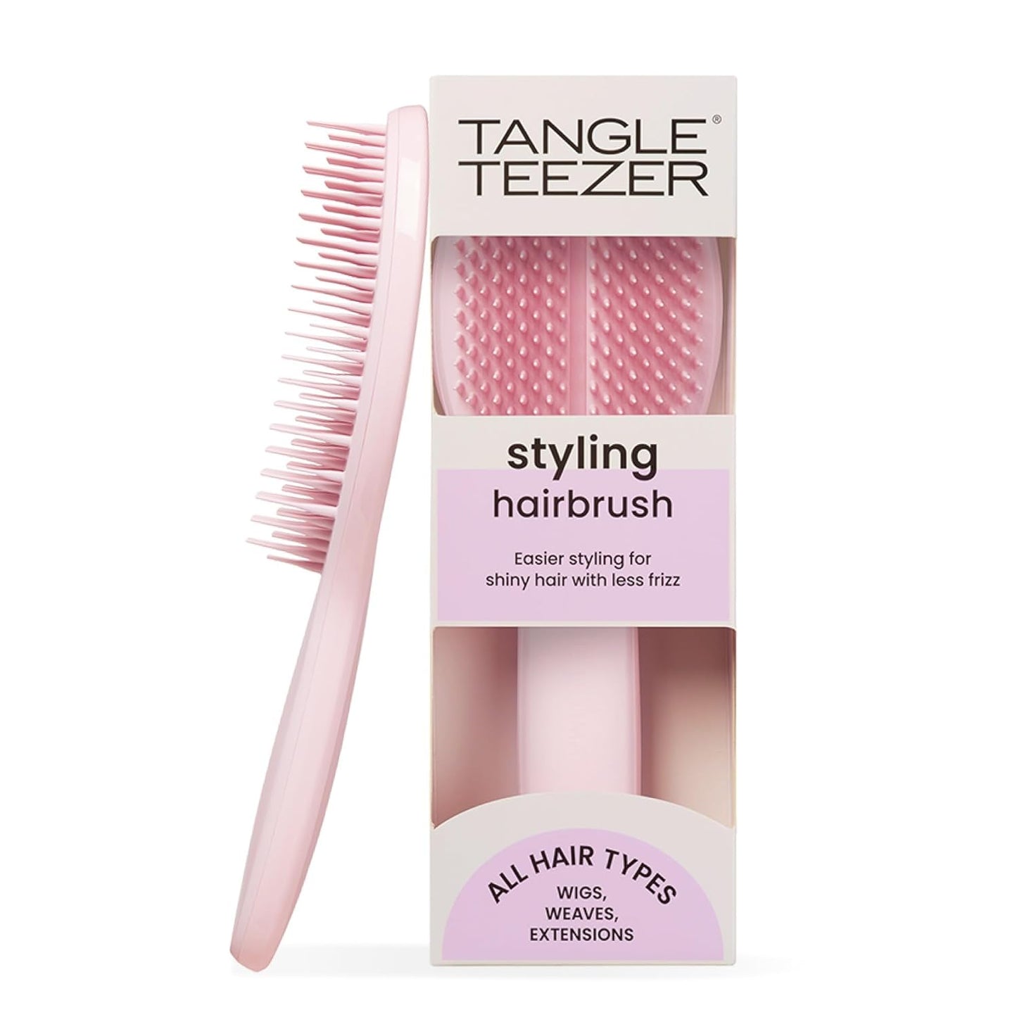 Tangle Teezer The Ultimate Styler Hair Brush - Adds Volume, Texture & Shine | Millennial Pink