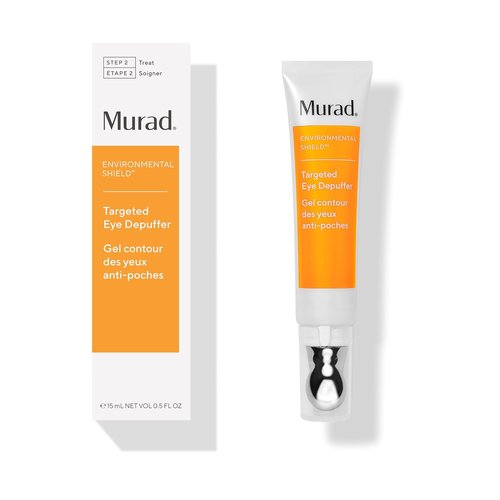 Murad Targeted Eye Depuffer - Brightening Ginseng, Lily & Caffeine Eye Cream for Firming & Depuffing - 0.5 Fl Oz