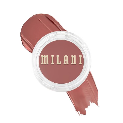 Milani Blush Makeup - Cheek Kiss Cream Blush & Lip Tint, Hydrating Dewy Color - Nude Kiss