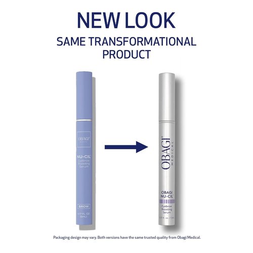 Obagi Nu-Cil Eyebrow Boosting Serum - Ultimate Growth Solution with Hyaluronic Acid - Fast Absorbing for Thin & Patchy Brows - 6ml