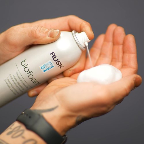 RUSK Blofoam Extreme Texture & Root Lifter - Spray-On Texturizing Foam, 8.8 Oz | Professional Hair Styling