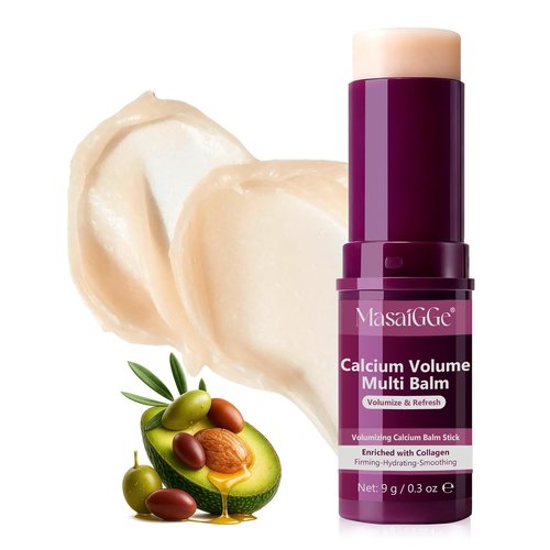 Calcium Volume Multi Balm - Korean Collagen Moisturizing Stick for Anti-Aging & Hydration