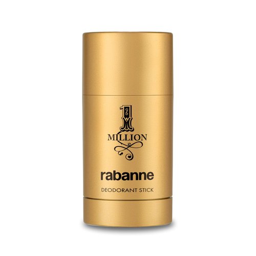 Rabanne 1 Million Deodorant Stick for Men - Long-Lasting Luxury Fragrance with Leather & Spice, 2.2 oz