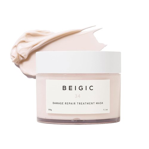 BEIGIC Damage Repair Treatment Mask - Vegan Deep Conditioning Hair Mask with Argan Oil & Vitamin E | 7.1 fl oz