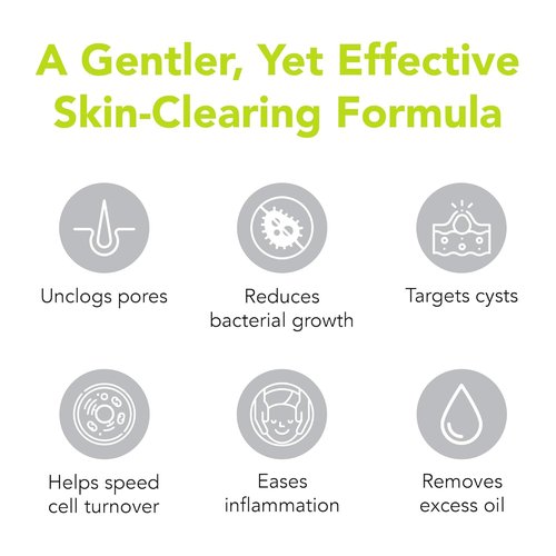 humane Benzoyl Peroxide Face Wash - 5% Regular-Strength Acne Face Wash For Skin, Back & Body - 8 Fl Oz - Dermatologist-Tested Non-Foaming Cleanser - Benzoyl Peroxide Acne Treatment - Cruelty-Free