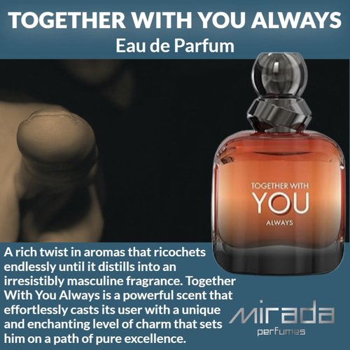 MIRADA Men's Eau de Parfum - 3.4 FL. Oz | Invigorating Fragrance with Pink Pepper & Vanilla Notes