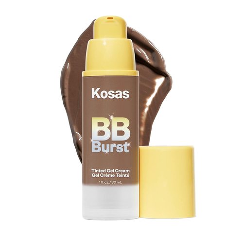 Kosas BB Burst Tinted Face Gel Cream - Hydrates, Smoothes Skin & Supports Collagen - Deep Neutral Cool 41 (1 Oz/30 ML)