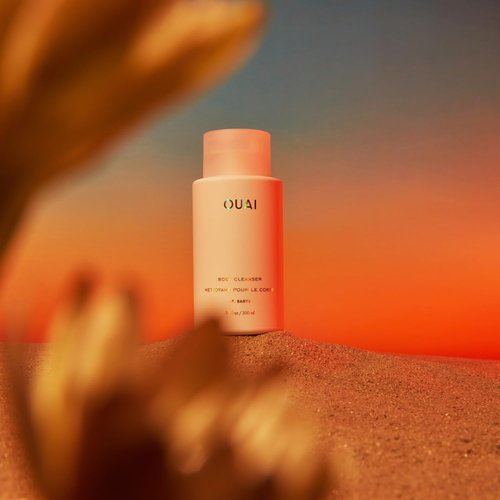 OUAI Body Cleanser - Hydrating Foaming Body Wash with Jojoba & Rosehip Oil | 10 Fl Oz, Paraben-Free