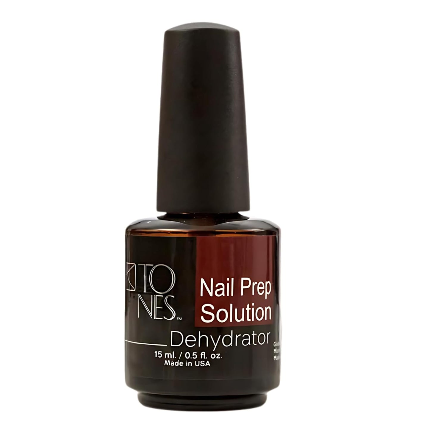 Tones Nail Prep Dehydrator - Maximum Adhesion & pH Balancer for Acrylic, Gel & Dip Powder | Made in USA (0.5 fl Oz)