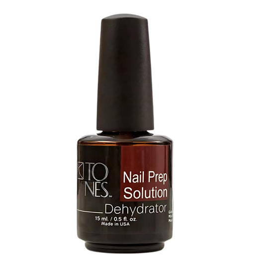 Tones Nail Prep Dehydrator - Maximum Adhesion & pH Balancer for Acrylic, Gel & Dip Powder | Made in USA (0.5 fl Oz)