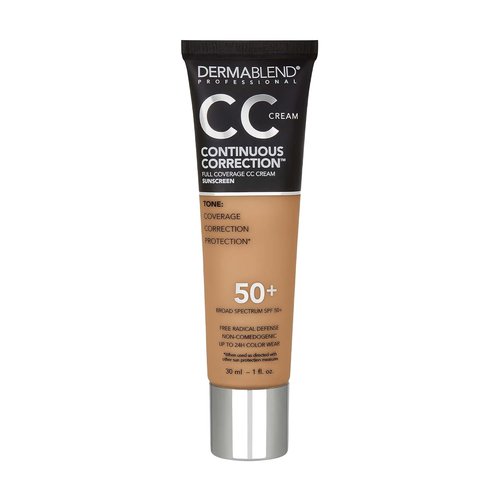 Dermablend CC Cream Foundation SPF 50+ - Full Coverage Tone-Evening Color Corrector | Oil-Free Formula